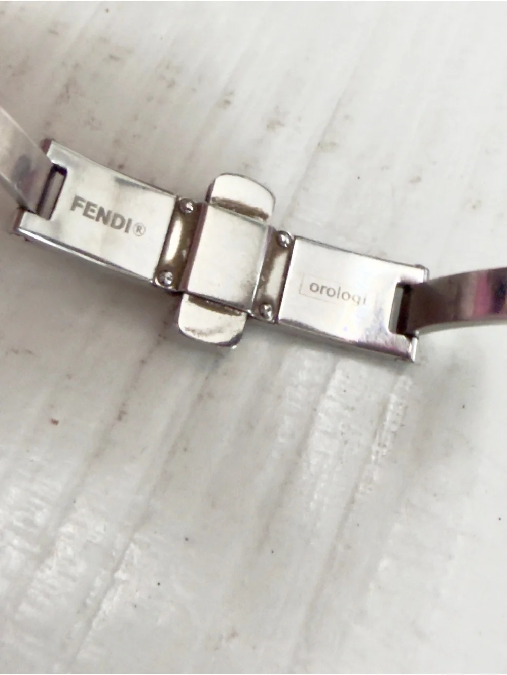New Fendi Vintage  Silver / Rose Gold Watch